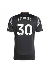 Arsenal Raheem Sterling #30 Fotballdrakt Borte Klær 2024-25 Korte ermer